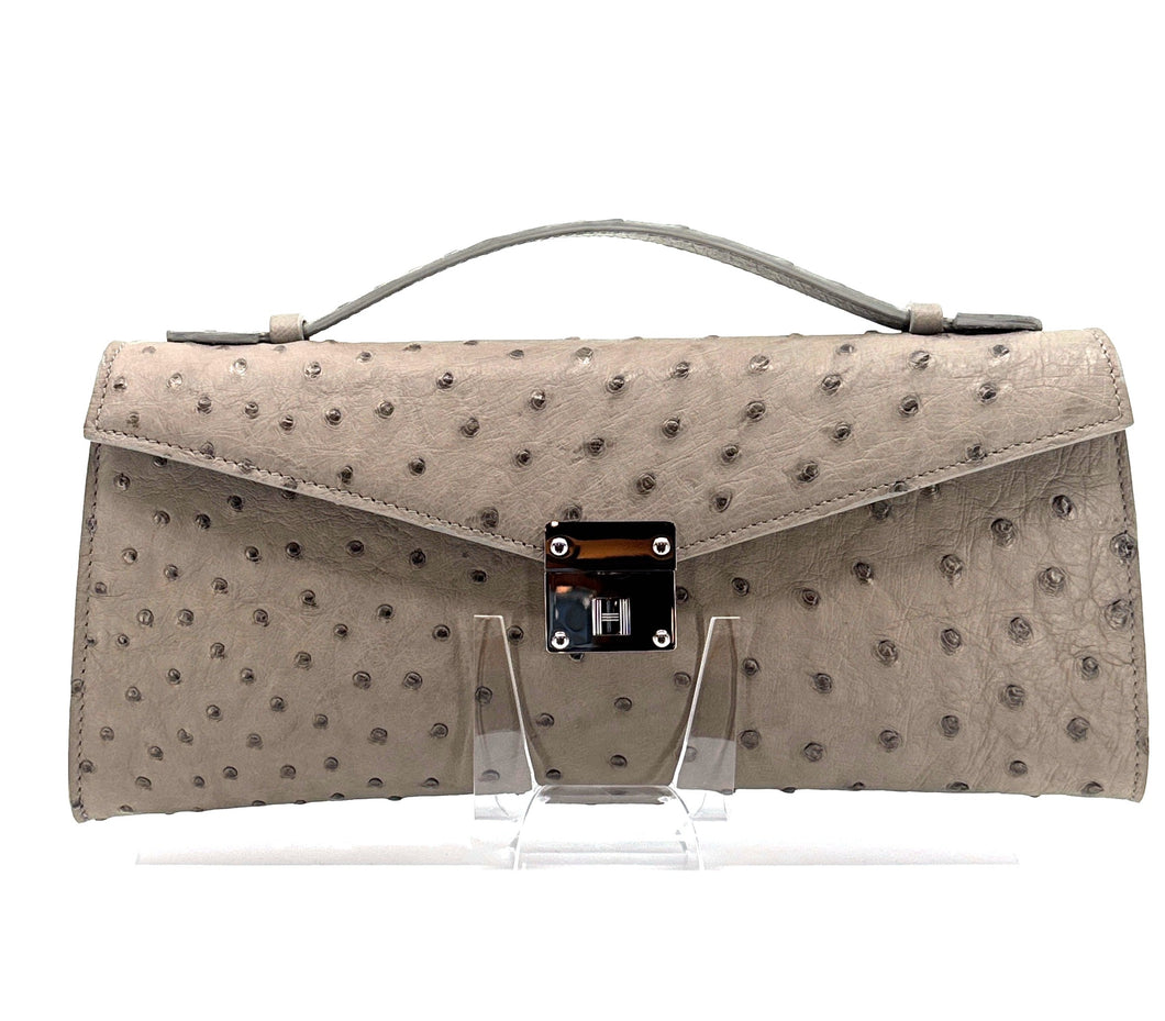 Grace clutch In Ostrich