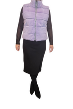 Load image into Gallery viewer, Reversible Mink vest with cashmere in Lavander 2025 Collection