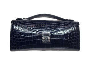 Grace clutch In Crocodile