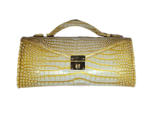 Load image into Gallery viewer, Grace clutch In Crocodile