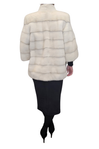 Horizontal Mink in Cream Color 2025 Collection