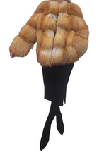 Load image into Gallery viewer, Golden Fox Fur Jacket 2025 Collection