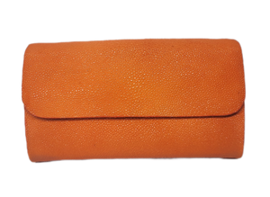 Shagreen clutch