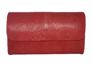 Shagreen clutch