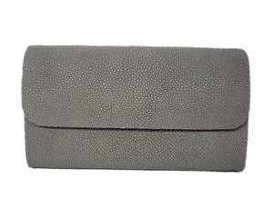 Shagreen clutch