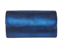 Load image into Gallery viewer, Iridescent Shagreen clutch