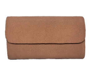 Shagreen clutch