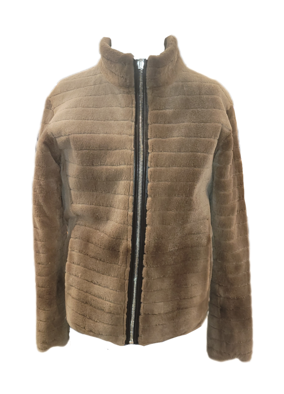 Men's Sheared Brown Mink Reversible