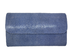 Shagreen clutch