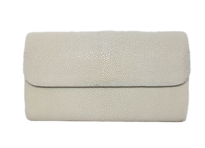 Shagreen clutch