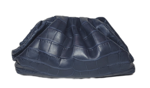 Pleated Crocodile clutch