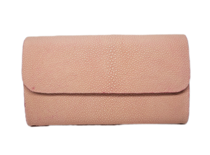 Shagreen clutch