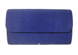 Shagreen clutch