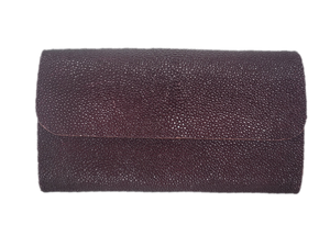 Shagreen clutch