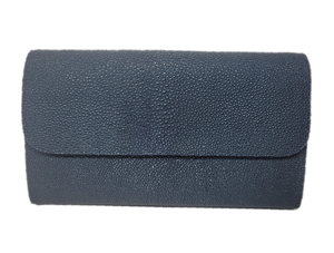 Shagreen clutch