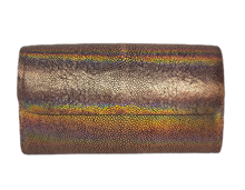 Load image into Gallery viewer, Iridescent Shagreen clutch