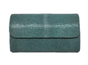 Shagreen clutch