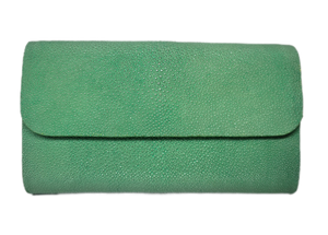 Shagreen clutch